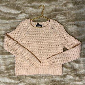 Forever 21 Chunky Knit Cropped Sweater